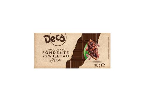 Cioccolato fondente 72% cacao