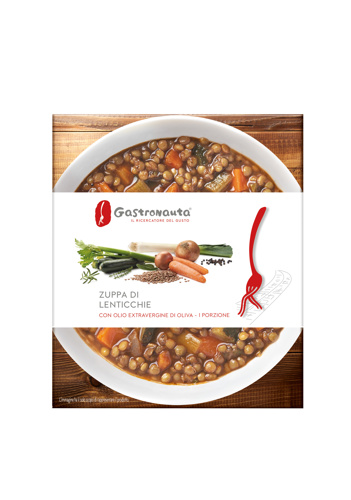 Gastronauta zuppa di lenticchie
