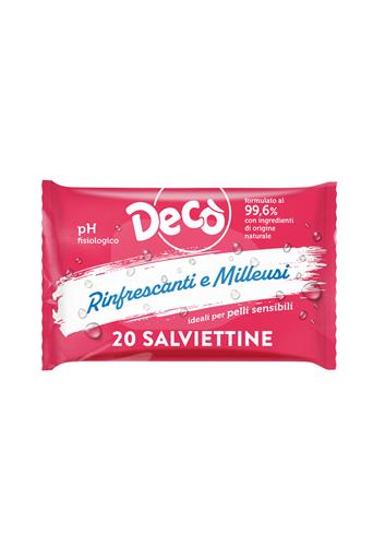 DECÒ SALVIETTINE RINFRESCANTI 20PZ