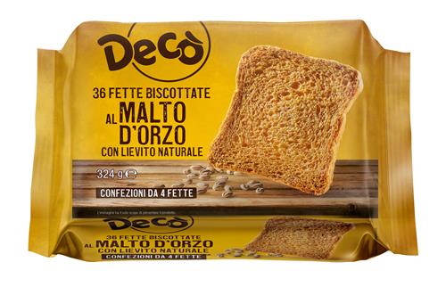 FETTE BISCOTTATE AL MALTO D'ORZO