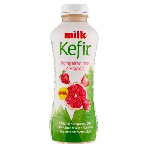 Milk Kefir Pompelmo rosa e Fragola 480 g