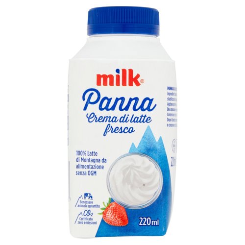Milk Panna Crema di latte fresco 220 ml
