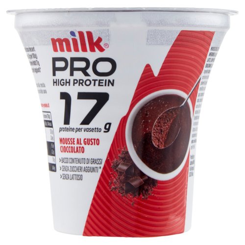 Milk Pro High Protein 17g Mousse al Gusto Cioccolato 170 g