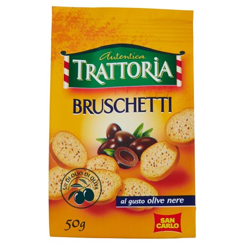 Autentica Trattoria Bruschetti al gusto olive nere 50 g
