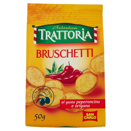 Autentica Trattoria Bruschetti al gusto peperoncino e origano 50 g