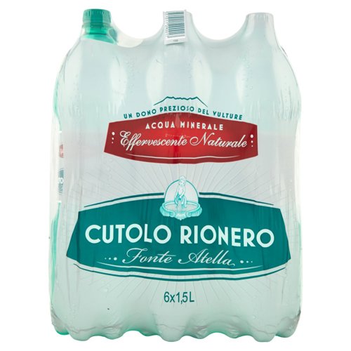 Cutolo Rionero acqua minerale effervescente naturale 6x1,5l
