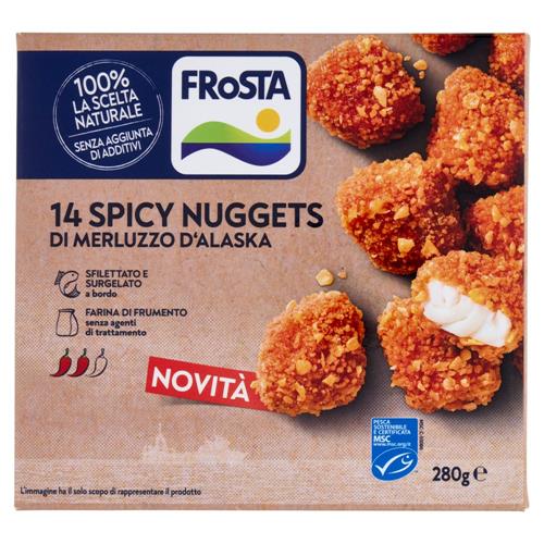 FRoSTA 14 Spicy Nuggets di Merluzzo d'Alaska 280 g