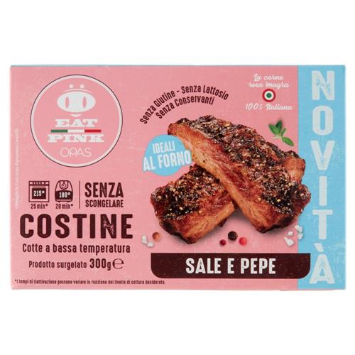 Eat Pink Costine Sale e Pepe Prodotto surgelato 300 g