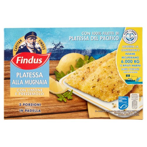 Capitan Findus Platessa alla Mugnaia con Limone e Prezzemolo 250 g