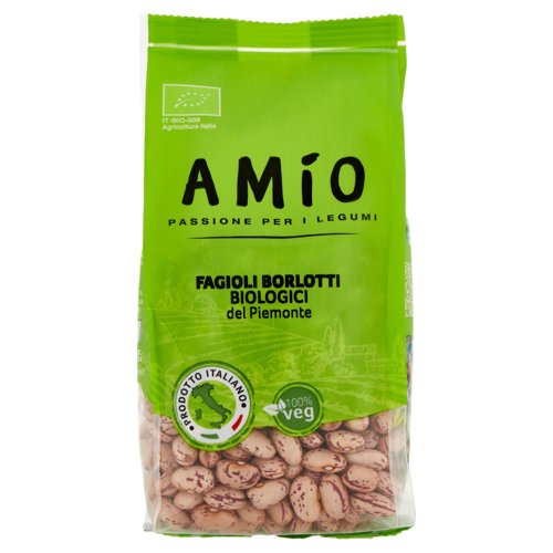 Amío Fagioli Borlotti Biologici del Piemonte 400 g