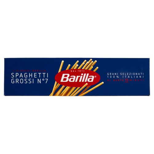 Barilla Pasta Spaghetti Grossi n.7 100% Grano Italiano 500g