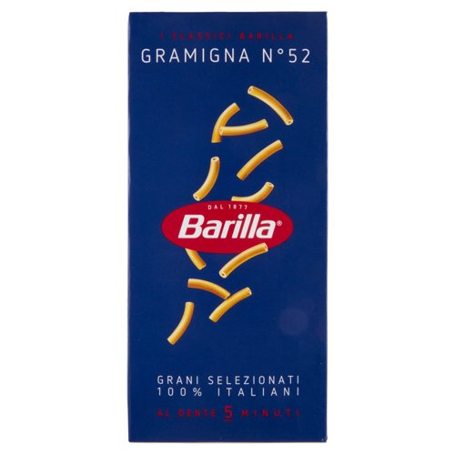 Barilla Pasta Gramigna n.52 100% Grano Italiano 500 g