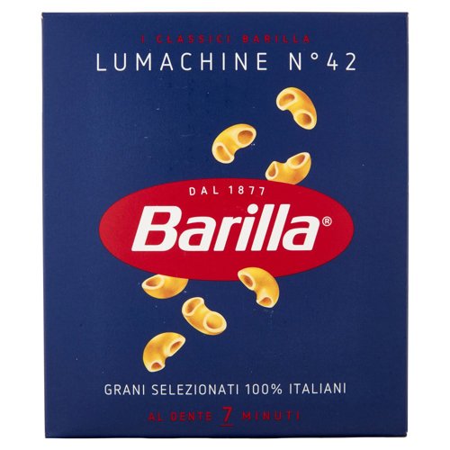 Barilla Pasta Lumachine n.42 100% Grano Italiano 500g