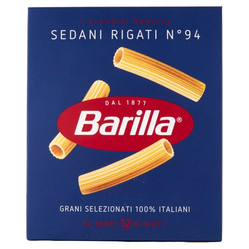 Barilla Pasta Sedani Rigati n.94 100% Grano Italiano 500g