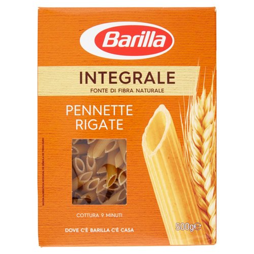 Barilla Pasta Integrale Penne Rigate 100% grano italiano 500 g