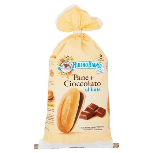 Mulino Bianco Pane+Cioccolato Merenda 8 pezzi 300g