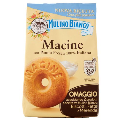 Mulino Bianco Macine Biscotti con Panna Fresca OMAGGIO 300g