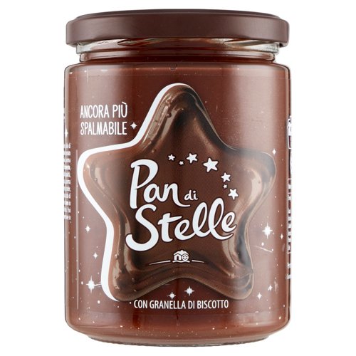 Pan di Stelle Crema al Cacao Nocciole e Granella di Biscotto 580g