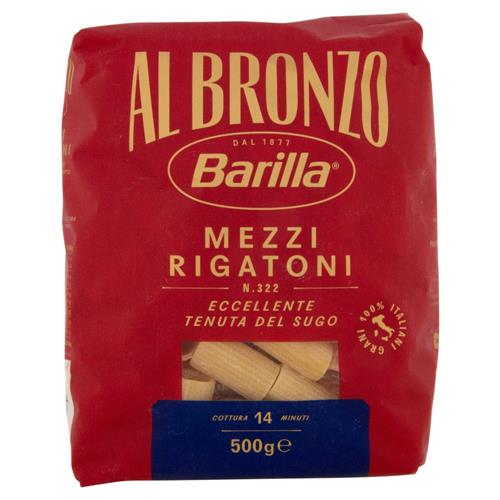 Barilla Al Bronzo Pasta Mezzi Rigatoni 500g