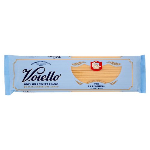 Voiello Pasta La Linguina N°112 grano Aureo 100% italiano Trafilata bronzo 500g 