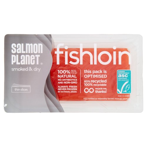 Salmon Planet fishloin filetto di salmone Affumicato 180 g