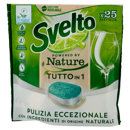 Svelto Powered by Nature Tutto in 1 25 Pastiglie 438 g