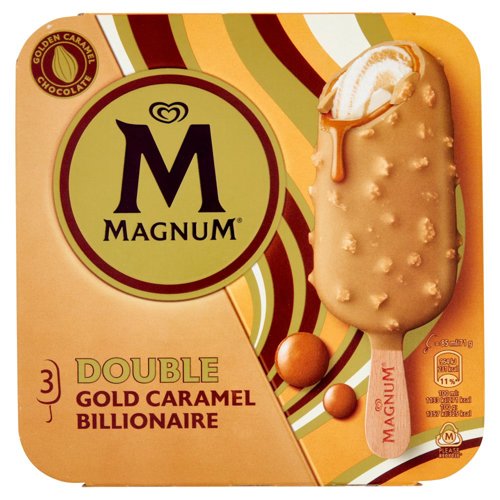 Magnum Double Gold Caramel Billionaire 3 x 71 g