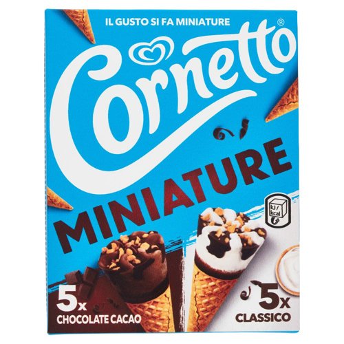 Cornetto Algida Miniature 5 Classico 5 Chocolate Cacao 190 g