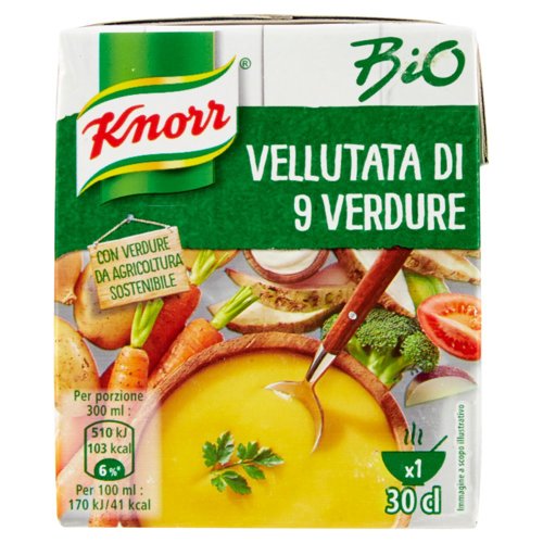Knorr Bio Vellutata di 9 Verdure 300 ml