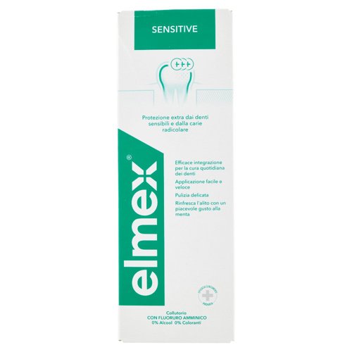 elmex collutorio Sensitive, denti sensibili, 400 ml