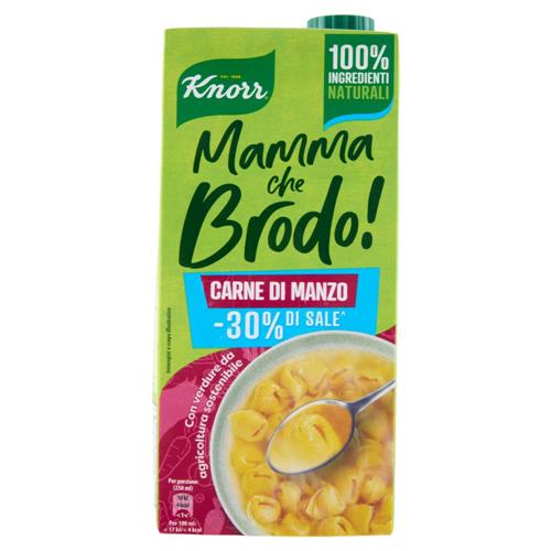 Knorr Mamma che Brodo! Carne di Manzo -30% di Sale^ 1 l