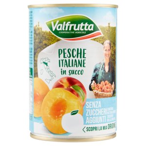 Valfrutta Pesche Italiane in succo 411 g