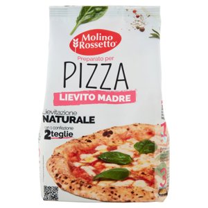 Molino Rossetto Preparato per Pizza Lievito Madre 750 g