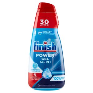 Finish Power Gel Fresh gel lavastoviglie 30 lavaggi 600 ml