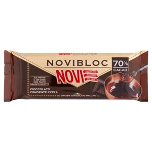 Novi Novibloc 70% Cacao Cioccolato Fondente Extra 140 g