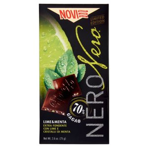 Novi NeroNero 70% Cacao Lime & Menta 75 g