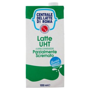 Centrale del Latte di Roma Latte UHT a Lunga Conservazione Parzialmente Scremato 1000 ml