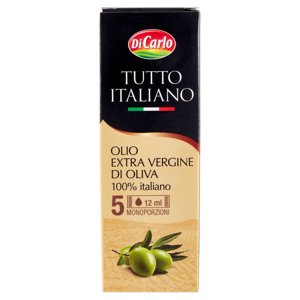 Di Carlo Tutto Italiano Olio Extra Vergine di Oliva 100% Italiano 5 x 12 ml
