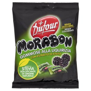 Dufour Morabon Gommose alla Liquirizia con Estratto di Stevia 140 g