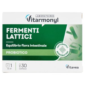 Laboratoires Vitarmonyl Fermenti Lattici Equilibrio flora intestinale 30 Capsule 8,85 g