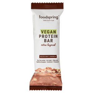 foodspring Vegan Protein Bar Hazelunt Crunch 45 g