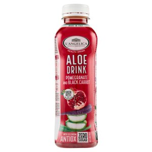 L'Angelica Health Drink Aloe Drink Melograno e Carota Nera Zero Zuccheri 500 ml