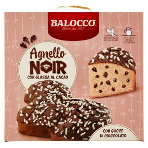 Balocco Agnello Noir con Glassa al Cacao 750 g