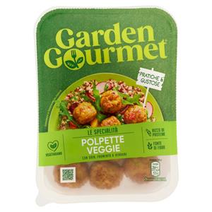 GARDEN GOURMET Polpette Veggie Vegetariane con Soia, Frumento e Verdure 200 g