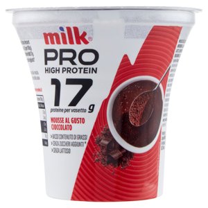 Milk Pro High Protein 17g Mousse al Gusto Cioccolato 170 g