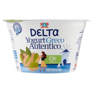 Delta Yogurt Greco Autentico 0% di Grassi Pistacchio 150 g