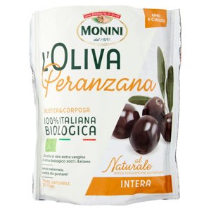 Monini l'Oliva Peranzana Biologica al Naturale Intera 150 g