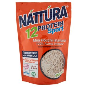 Náttúra 12 Protein Sport Mini Fiocchi istantanei 100% Avena integrale 350 g