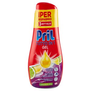 PRIL Tutto in 1 Gel Limone 3x630ml