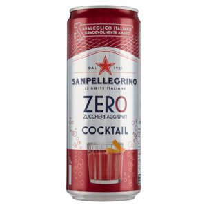 SANPELLEGRINO Cocktail Zero Zuccheri Aggiunti, Lattina 33 cl